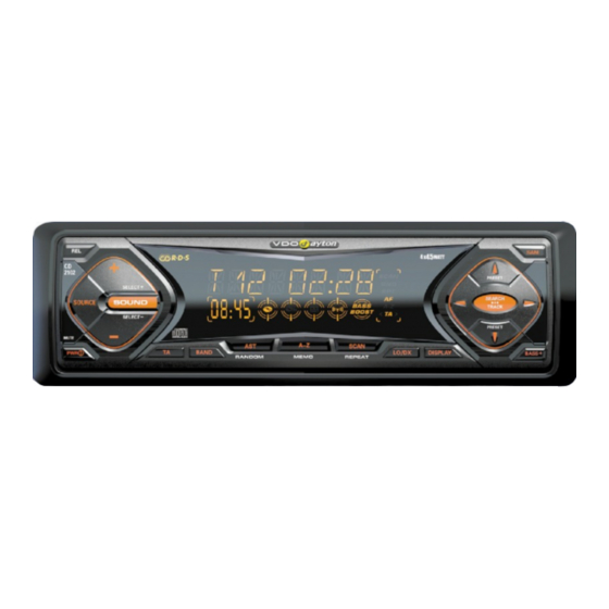 VDO CD 2102 User Manual