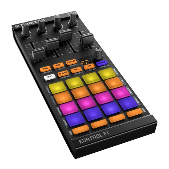 Traktor Kontrol F1 Setup Manual