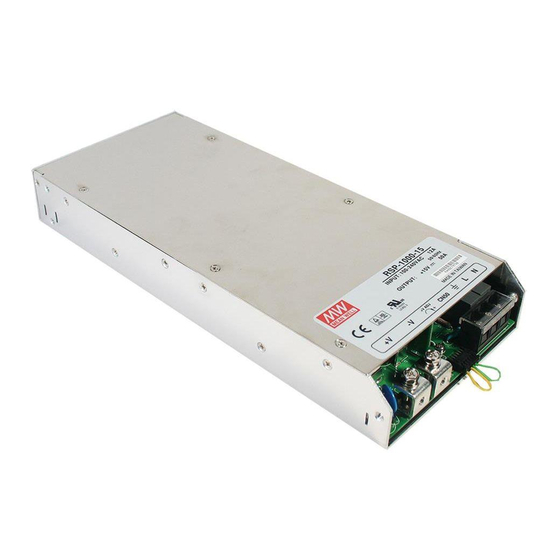 Mean Well RSP-1000 Series Manual