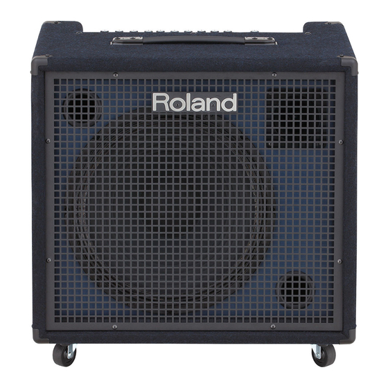 Roland KC-600 Service Notes