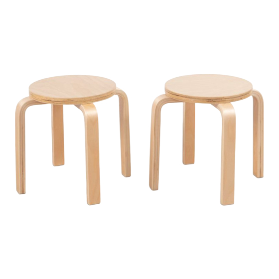 Mocka Hudson Kids Stools Assembly Instructions
