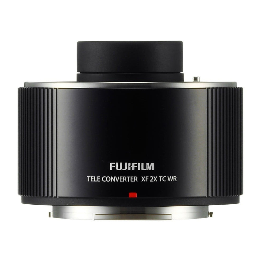 FujiFilm XF2X TC WR - Teleconverter Manual