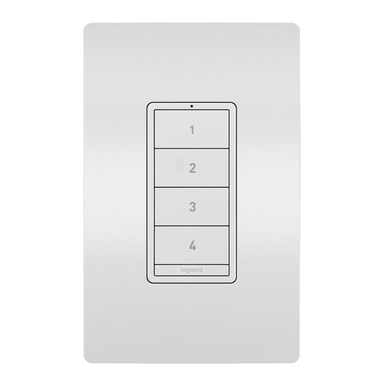 LEGRAND radiant WNRCB40WH Installation Instructions
