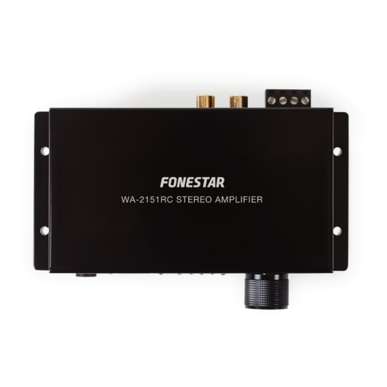 FONESTAR WA-2151RC Instruction Manual