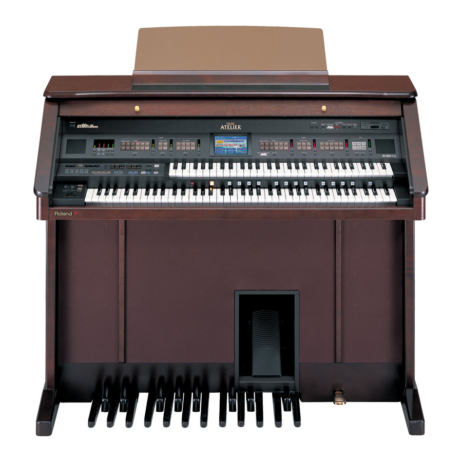Roland AT-80S Luxury Owner's Manual
