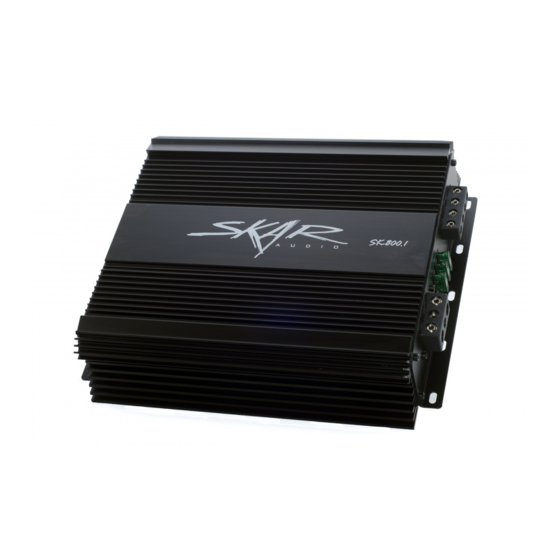 Skar SK-800.1 Owner's Manual