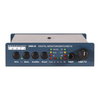 Broadcast Tools DMS-III Installation And Operation Manual