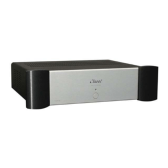 Classe Audio CAV-75 Owner's Manual