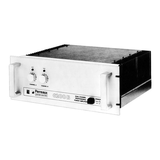 Perreaux 6200B Specification Sheet