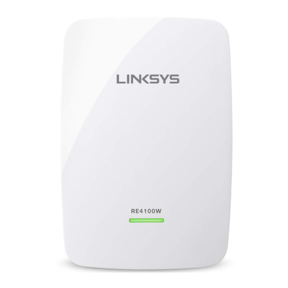 Linksys RE4100W Manuals