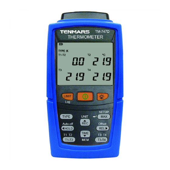 Tenmars TM-747 User Manual