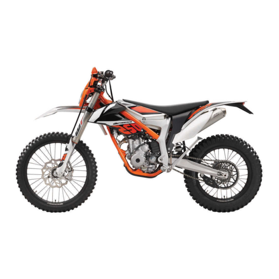 KTM Freeride 250 F 2018 Owner's Manual