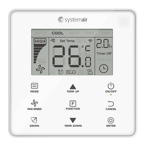SystemAir SYS WSC 86 Installation & Owner's Manual