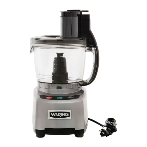 Waring WFP16SCD Manual