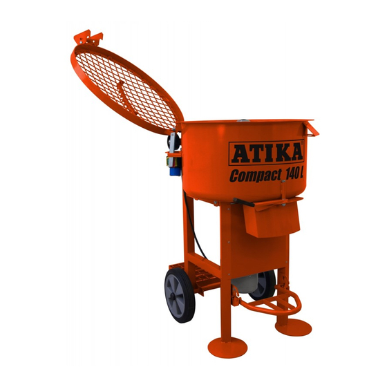 Altrad ATIKA Compact 140L Original Instructions Manual