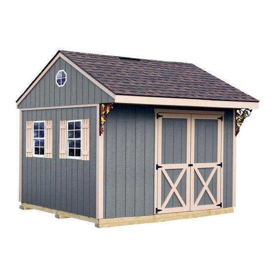 Best Barns Northwood Deluxe 10x10 Assembly Book