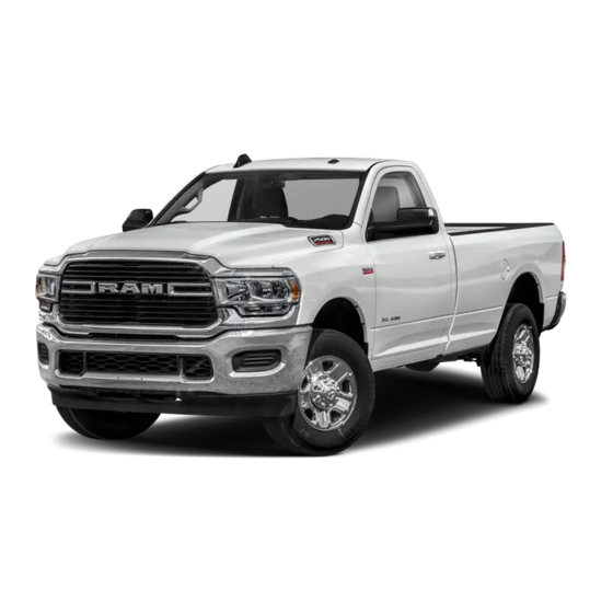 FCA US RAM 2500 2019 Manual
