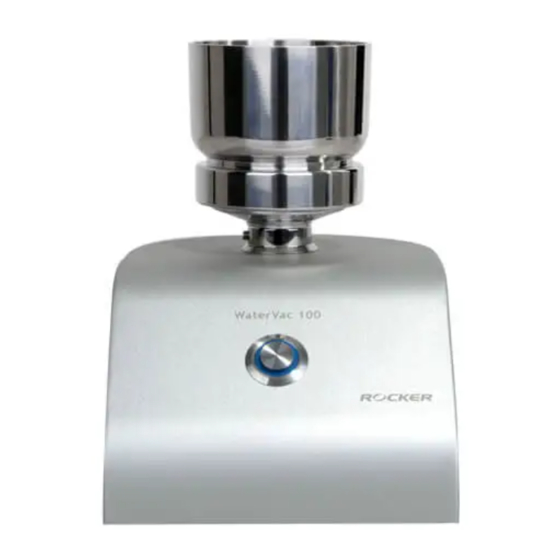 Rocker WaterVac 100 Manual