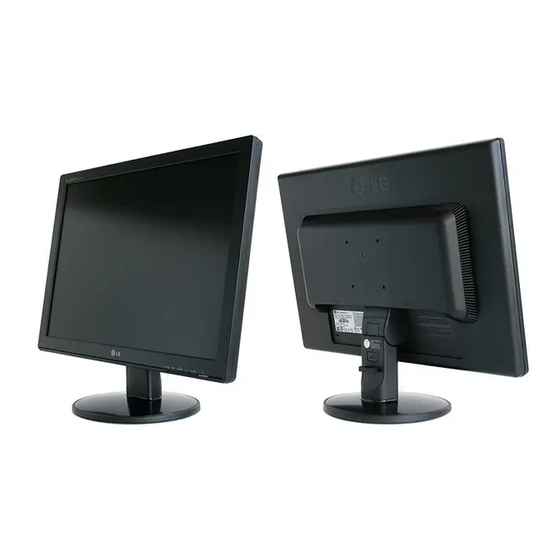 LG FLATRON W2241S Computer Monitor Manuals