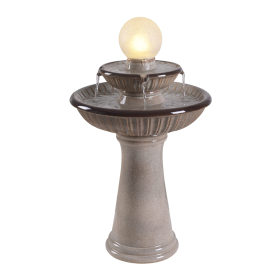 Kenroy Home KNIGHT Floor Fountain Manuals