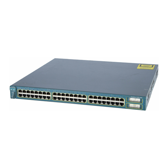 Cisco Catalyst 3550 Hardware Installation Manual