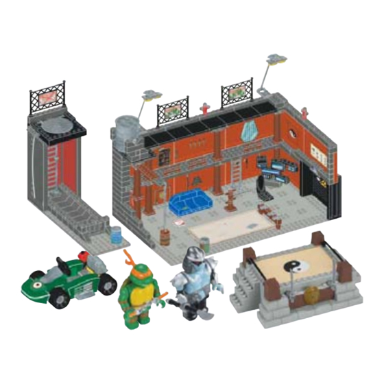 Mega Bloks TEENAGE MUTANT NINJA TURTLES Manual