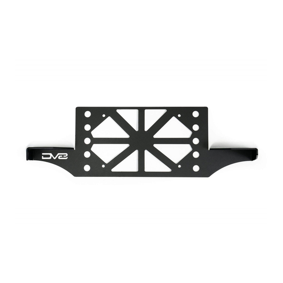 DV8 OFFROAD LPBM-03 Installation Manual