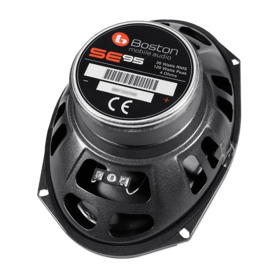 Boston Acoustics SE95 Specifications