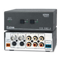 Extron electronics YCS SW2 A User Manual
