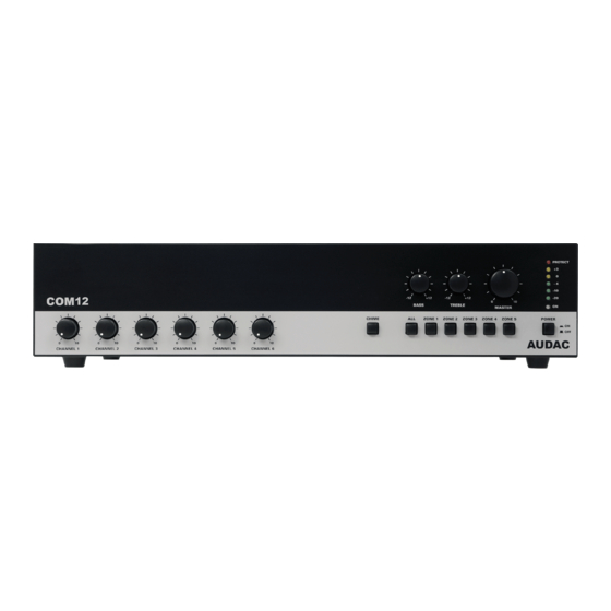 AUDAC COM12 Mk2 User Manual