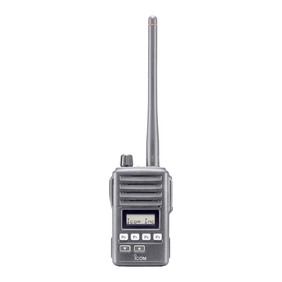 Icom IC-F60 Instruction Manual