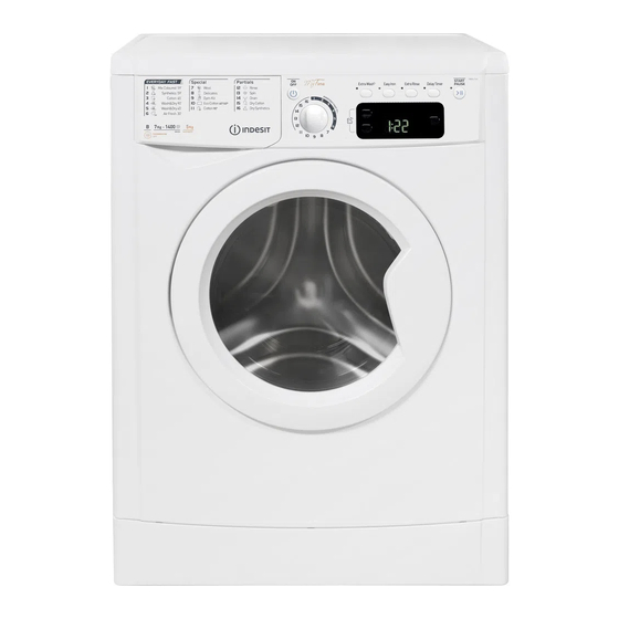 Indesit EWDE 7145 Instructions For Use Manual