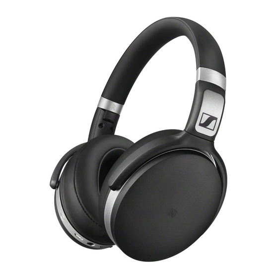 Sennheiser HD 4.50BTNC Safety Manual