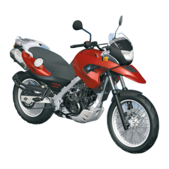 BMW G 650 GS 2010 Rider's Manual