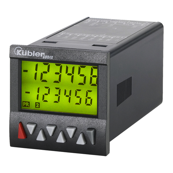 Kübler Codix 923 Manual