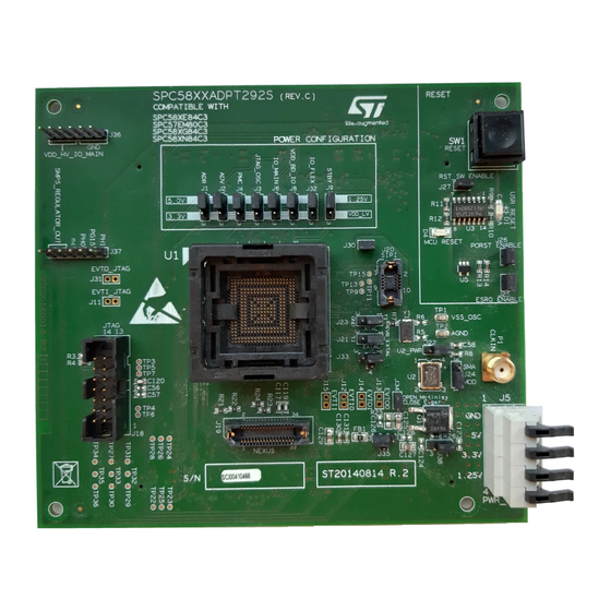 ST SPC58XXADPT292S User Manual