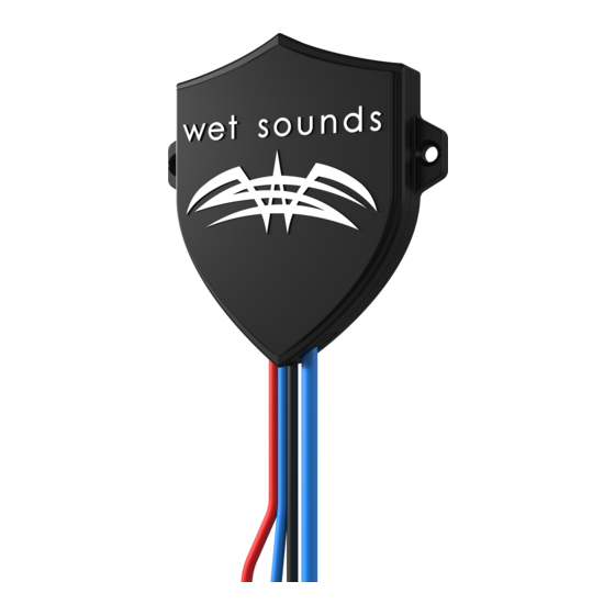 Wet Sounds WW-BT-UR Quick Start Manual