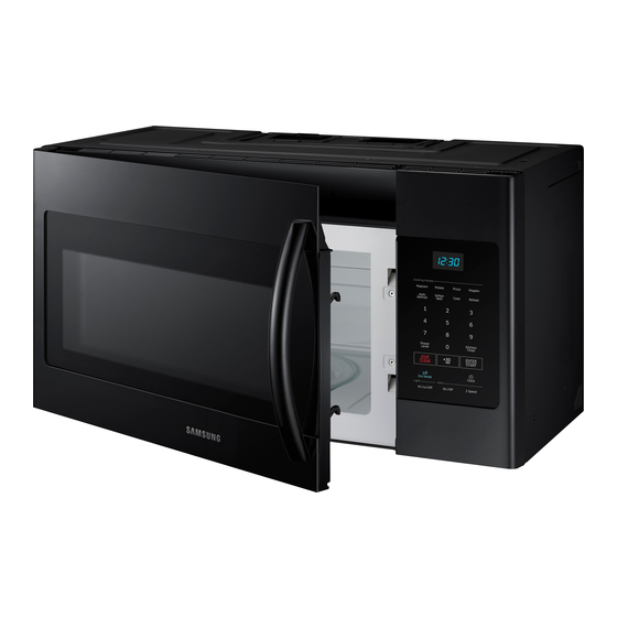 Samsung ME17H703SHB Installation Instructions Manual