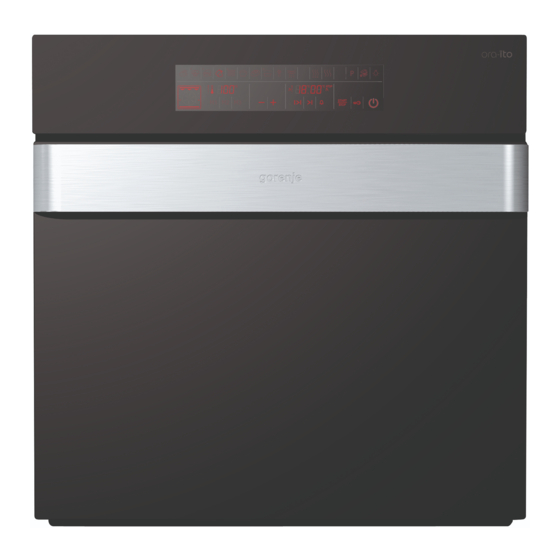 Gorenje ora-ito BOP88ORAX Instructions For Use, Installation, And Connection