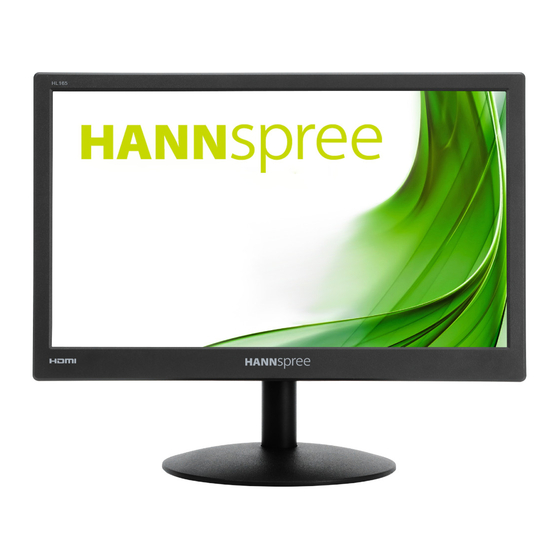 HANNspree HL165HPB User Manual