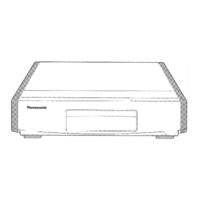 Panasonic AG-W3 User Manual