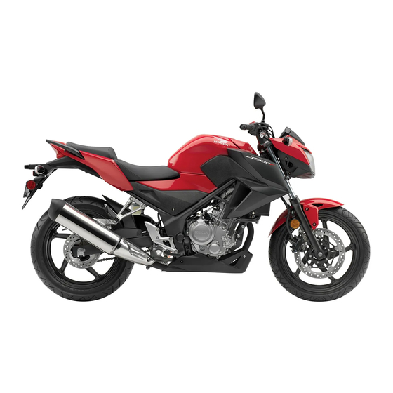 Honda CB300F 2014 Owner's Manual