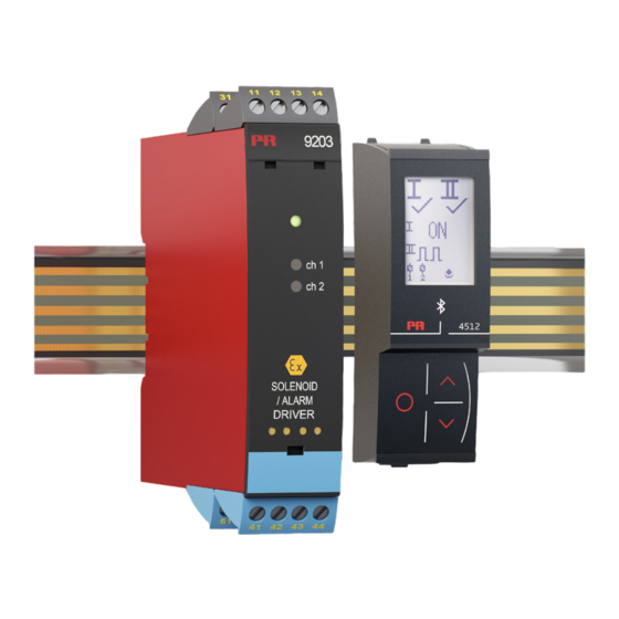 PR electronics 9203V112- UK Product Manual
