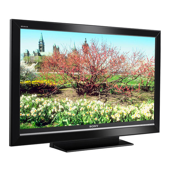 Sony KDL-46V3000 - 46" Bravia V Series Full Hd 1080p Lcd Hdtv Manual