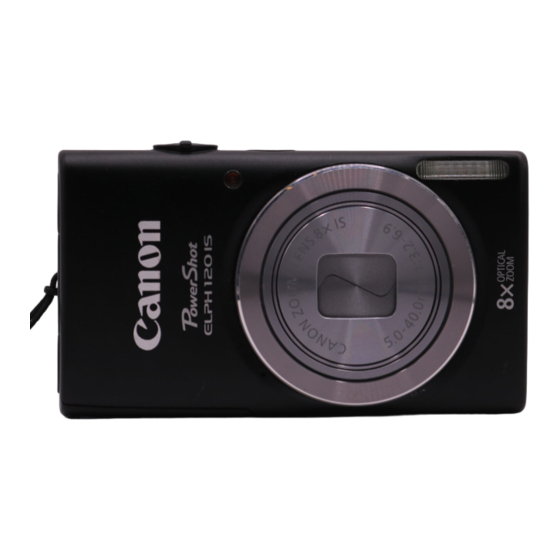 Canon POWERSHOT ELPH 1301S User Manual