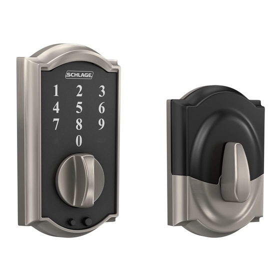 Schlage SchlageTouch BE375 Manual