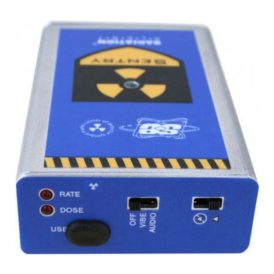 S.E. International RADIATION ALERT Sentry Manual