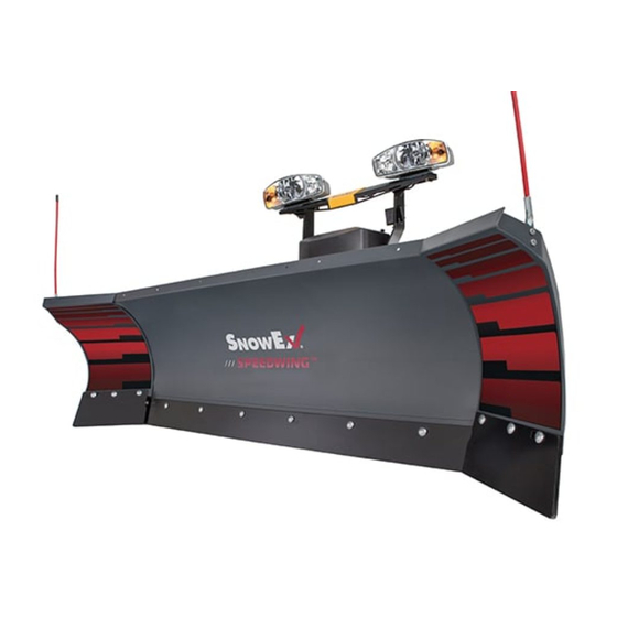 SnowEx SPEEDWING 8600SW Owner's Manual