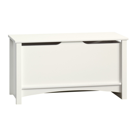 User Manuals: Sauder Shoal Creek 411203 Storage Chest