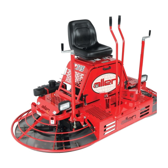 allen MP315 Operations & Parts Manual